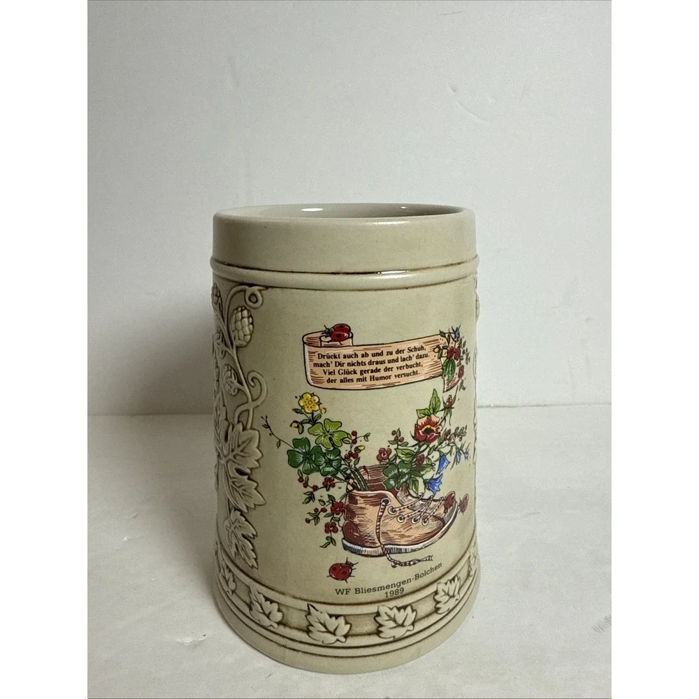 Wiebelsheim German Mug Stein IVV Wandertag‎ Rangau. 1989 WG